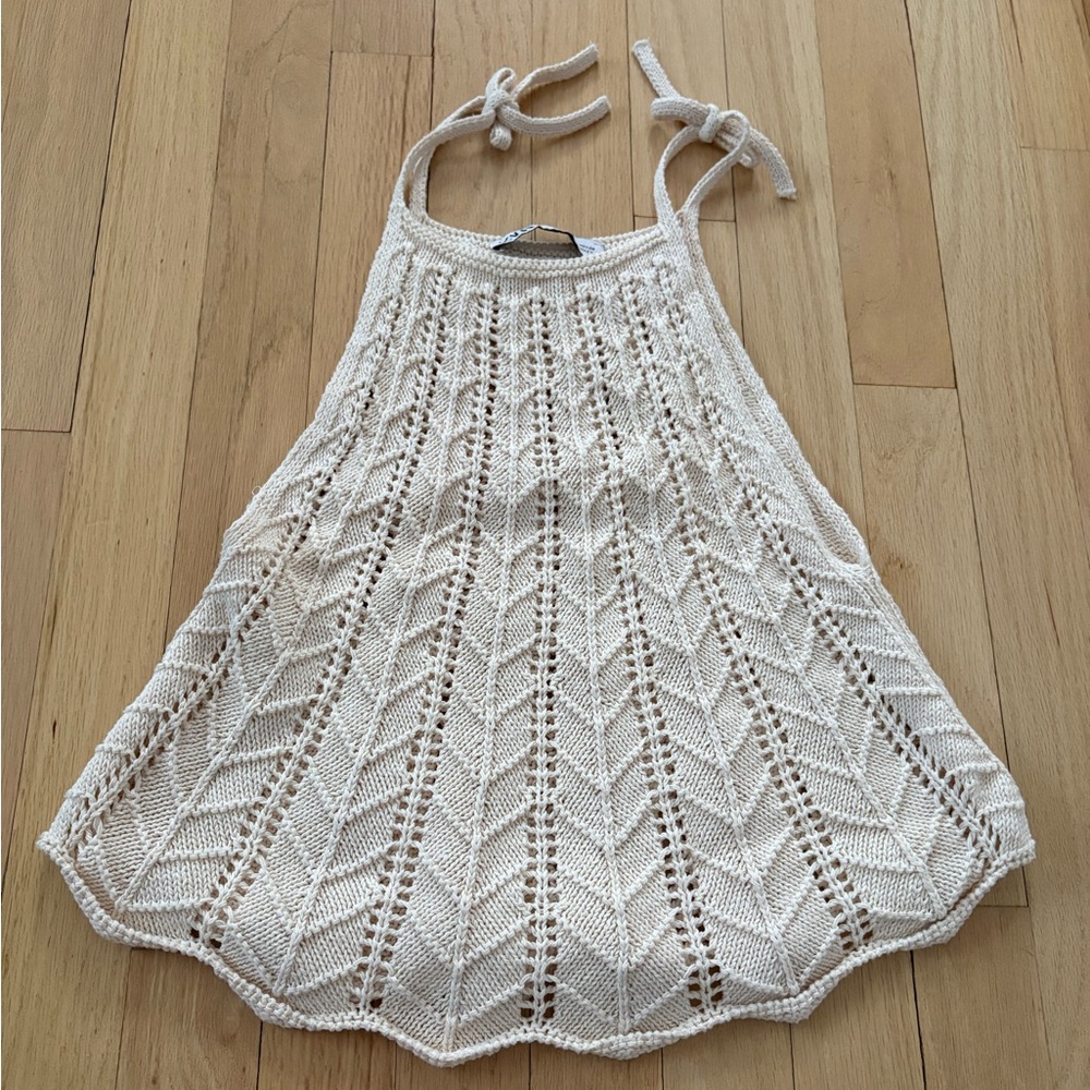 Zara Cream Knit Top